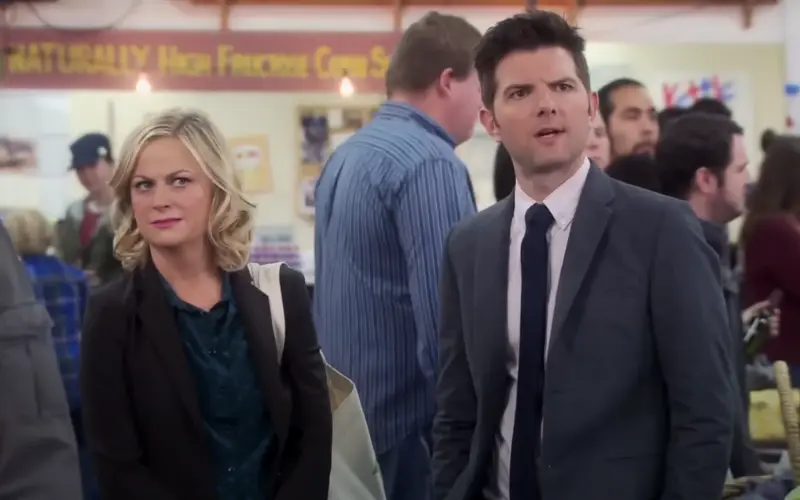 A still from Parks and Recreation