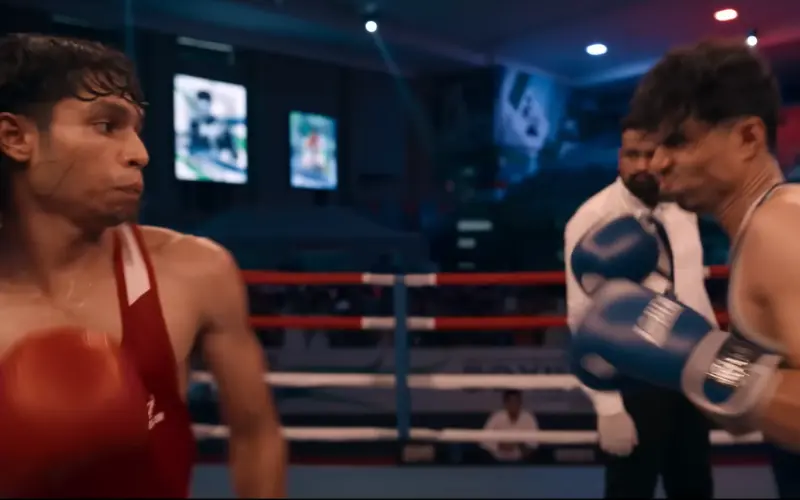 Still from the Boxing Scenes