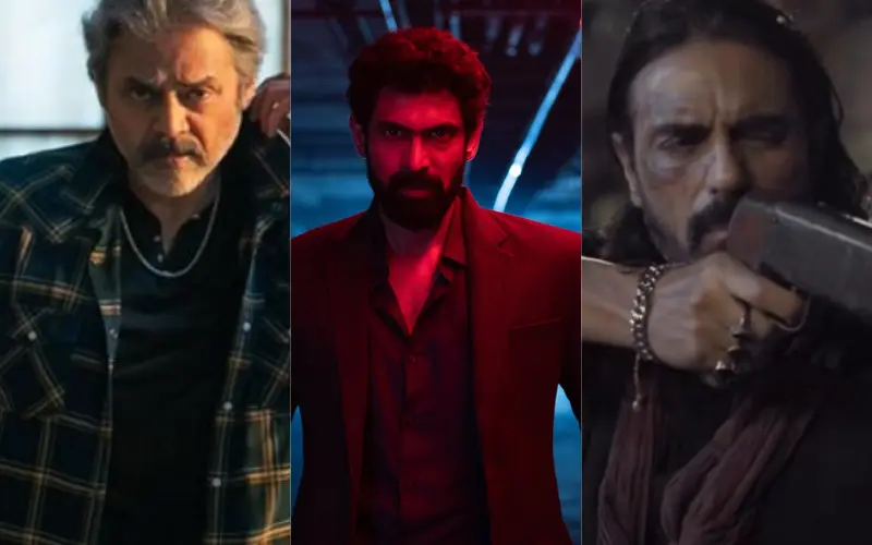 Venkatesh Daggubati, Rana Daggubati and Arjun Rampal in Rana Naidu Season 2