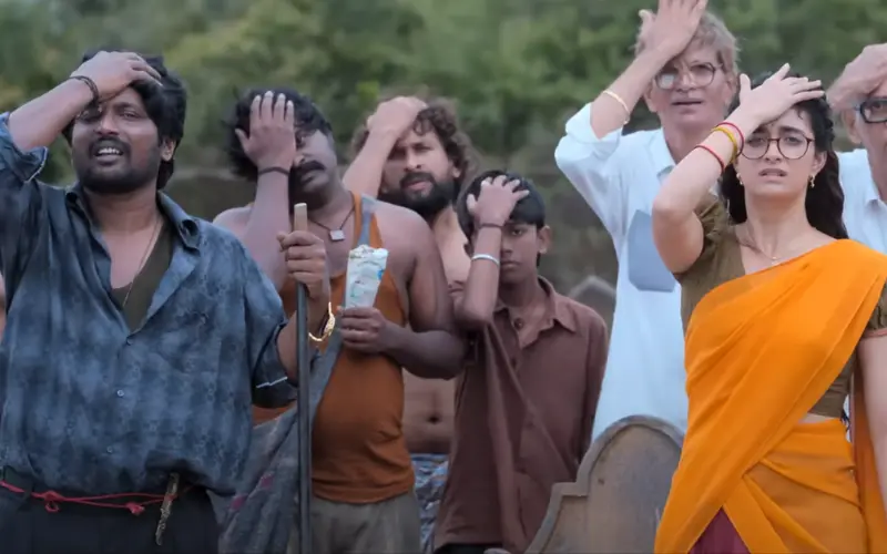 A still from Uppu Kappurambu