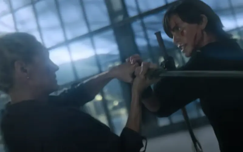 Charlize Theron and Uma Thurman in The Old Guard 2