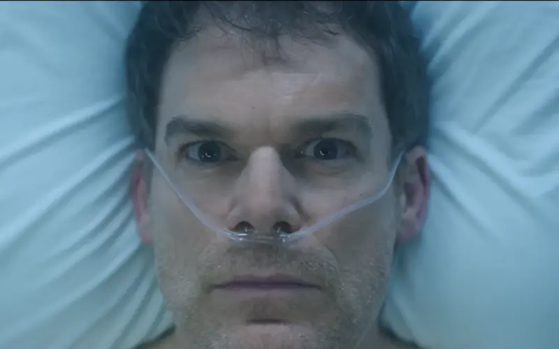 Dexter waking up from coma after being shot