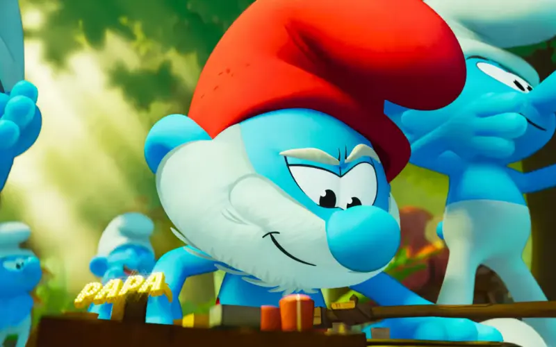 papa smurf in smurfs movie