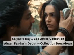 Ahaan Panday in Saiyaara — Box Office Collection Day 1