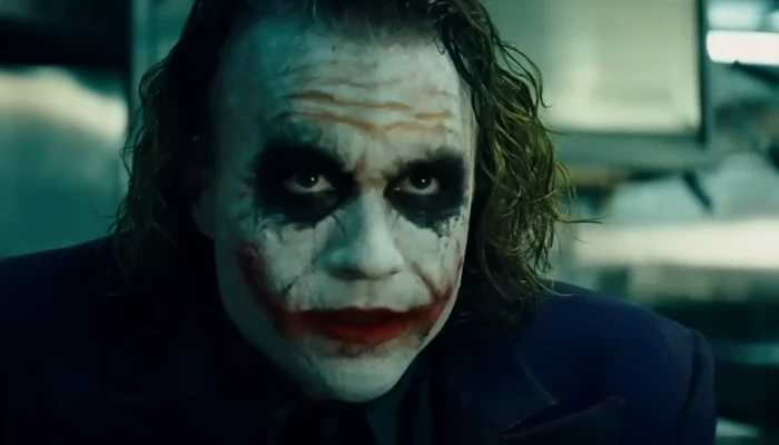 Heath Ledger as Joker in The Dark Knight