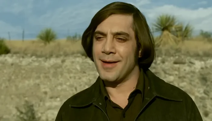 Javier Bardem as Anton Chigurh in No Country for Old Men