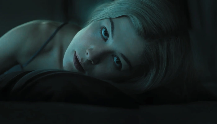 Rosamund Pike as Amy Dunne in Gone Girl